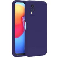 Newface Vivo Y53S Kılıf Nano içi Kadife Silikon - Mor