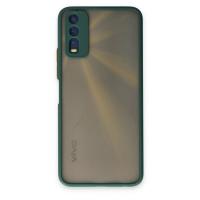 Newface Vivo Y11S Kılıf Montreal Silikon Kapak - Yeşil