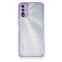 Newface Vivo Y11S Kılıf Montreal Silikon Kapak - Mor