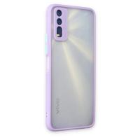 Newface Vivo Y11S Kılıf Montreal Silikon Kapak - Mor