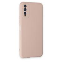 Newface Vivo Y11S Kılıf Nano içi Kadife Silikon - Pudra