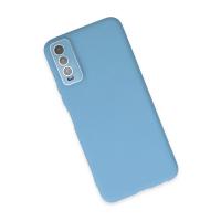 Newface Vivo Y11S Kılıf Lansman Glass Kapak - Mavi