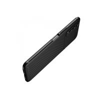 Newface Vivo Y11S Kılıf Auto Focus Karbon Kapak - Kahverengi