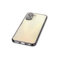 Newface Vivo Y16 Kılıf Razer Lensli Silikon - Siyah