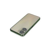 Newface Vivo Y16 Kılıf Razer Lensli Silikon - Yeşil