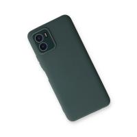 Newface Vivo Y15S Kılıf Lansman Glass Kapak - Koyu Yeşil