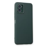 Newface Vivo Y15S Kılıf Lansman Glass Kapak - Koyu Yeşil