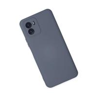 Newface Vivo Y15S Kılıf Nano içi Kadife Silikon - Gri