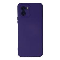 Newface Vivo Y15S Kılıf Nano içi Kadife Silikon - Mor