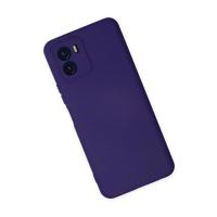 Newface Vivo Y15S Kılıf Nano içi Kadife Silikon - Mor