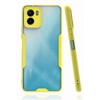 Newface Vivo Y15S Kılıf Platin Silikon - Sarı