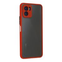 Newface Vivo Y15S Kılıf Montreal Silikon Kapak - Kırmızı