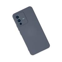 Newface Vivo V23 5G Kılıf Nano içi Kadife Silikon - Gri