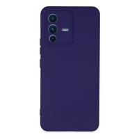 Newface Vivo V23 5G Kılıf Nano içi Kadife Silikon - Mor