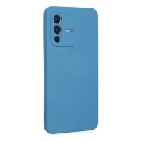 Newface Vivo V23 5G Kılıf Nano içi Kadife Silikon - Mavi