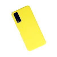 Newface Vivo Y11S Kılıf Nano içi Kadife Silikon - Sarı