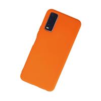 Newface Vivo Y11S Kılıf Nano içi Kadife Silikon - Turuncu