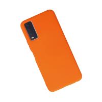 Newface Vivo Y11S Kılıf Nano içi Kadife Silikon - Turuncu