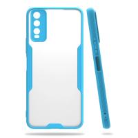 Newface Vivo Y11S Kılıf Platin Silikon - Mavi
