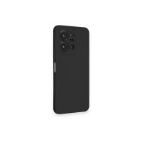Newface Vivo Y35 Kılıf Nano içi Kadife Silikon - Siyah