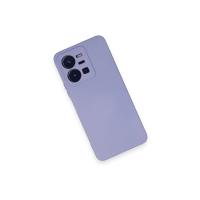 Newface Vivo Y35 Kılıf Nano içi Kadife Silikon - Lila