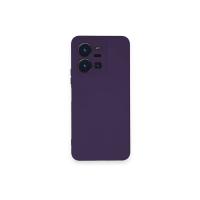 Newface Vivo Y35 Kılıf Nano içi Kadife Silikon - Mor