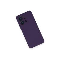 Newface Vivo Y35 Kılıf Nano içi Kadife Silikon - Mor