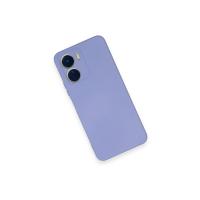 Newface Vivo Y16 Kılıf Nano içi Kadife Silikon - Lila