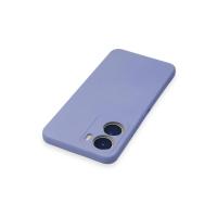 Newface Vivo Y16 Kılıf Nano içi Kadife Silikon - Lila