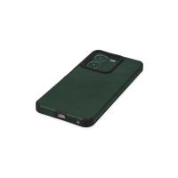 Newface Vivo Y35 Kılıf Loop Deri Silikon - Yeşil