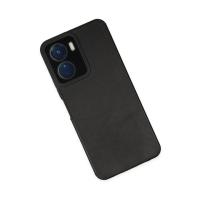 Newface Vivo Y16 Kılıf Loop Deri Silikon - Siyah
