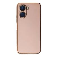 Newface Vivo Y16 Kılıf Volet Silikon - Pembe