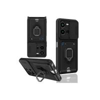 Newface Vivo Y35 Kılıf Zuma Kartvizitli Yüzüklü Silikon - Siyah