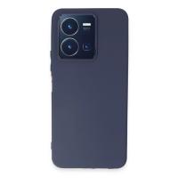 Newface Vivo Y35 Kılıf First Silikon - Lacivert