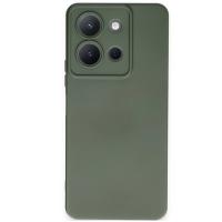 Newface Vivo Y36 Kılıf Nano içi Kadife Silikon - Koyu Yeşil