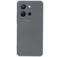 Newface Vivo Y36 Kılıf Nano içi Kadife Silikon - Gri