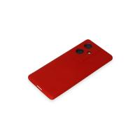 Newface Vivo V29 Lite Kılıf Nano içi Kadife Silikon - Kırmızı