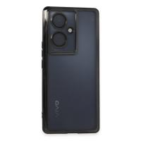 Newface Vivo V29 Lite Kılıf Razer Lensli Silikon - Siyah