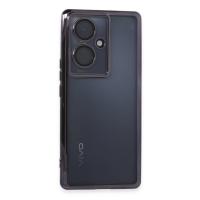 Newface Vivo V29 Lite Kılıf Razer Lensli Silikon - Mor