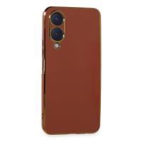 Newface Vivo Y17S Kılıf Volet Silikon - Kırmızı