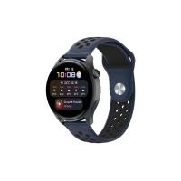 Newface Watch 20mm Spor Delikli Kordon - Lacivert-Siyah