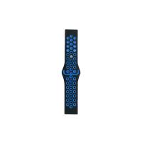Newface Watch 22mm Spor Delikli Kordon - Siyah-Mavi