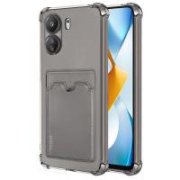 Newface Xiaomi Redmi 13C Kılıf Kart Şeffaf Silikon - Şeffaf