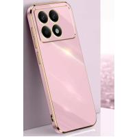 Newface Xiaomi Poco X6 Pro Kılıf Volet Silikon - Pembe