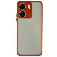 Newface Xiaomi Redmi 13C Kılıf Montreal Silikon Kapak - Kırmızı