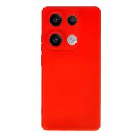 Newface Xiaomi Redmi Note 13 4G Kılıf Nano içi Kadife Silikon - Kırmızı