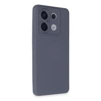 Newface Xiaomi Redmi Note 13 Pro 5G Kılıf Nano içi Kadife Silikon - Gri