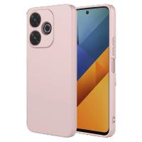 Newface Xiaomi Redmi 13 4G Kılıf Nano içi Kadife Silikon - Pudra