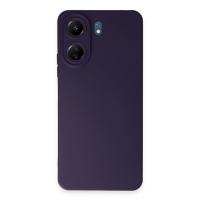 Newface Xiaomi Redmi 13C Kılıf Nano içi Kadife Silikon - Mor