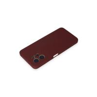 Newface Xiaomi Redmi Note 12 4G Kılıf Nano içi Kadife Silikon - Bordo